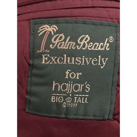 Palm Beach Exclusively for Hajjar's Mens Sport Coat Blazer Suit Jacket 2 Button - Picture 4 of 7